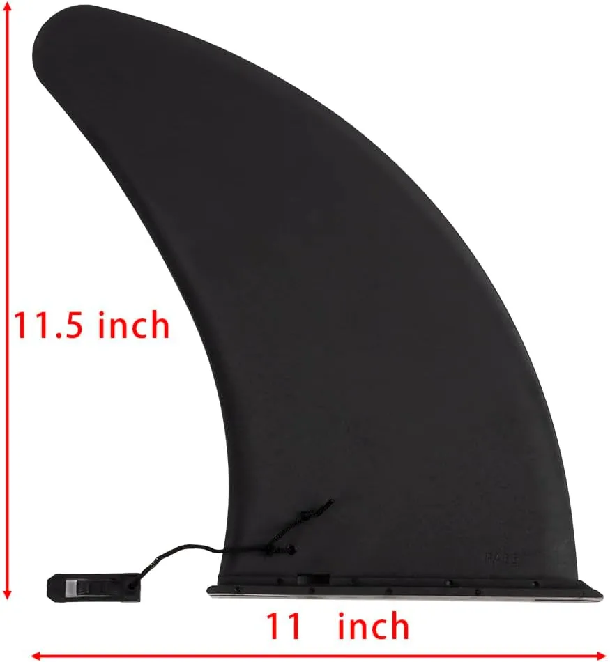 Surf & SUP Single Fin Detachable Center Fin for Longboard, Surfboard and Paddleboard Replacement Quick Fin