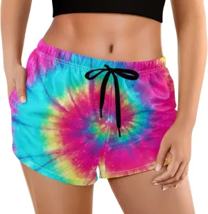 visesunny Women's Board Shorts Floral Beach Swim Shorts Swim Trunks